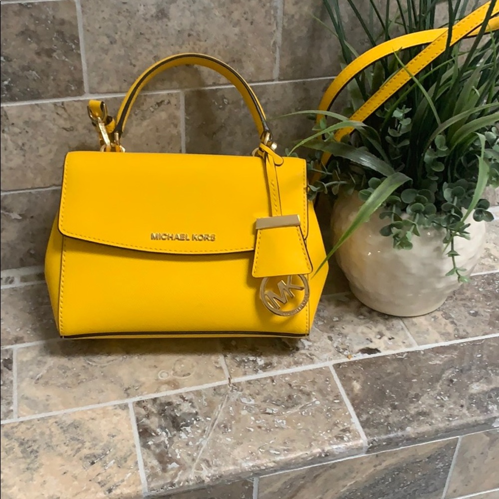Cute yellow MK purse